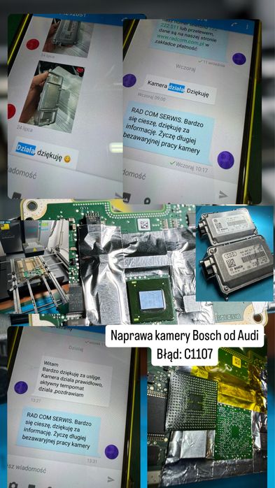 Naprawa kamery Bosch radar VW Audi A4 A6 C7 A8 4G asystent pasa ruchu