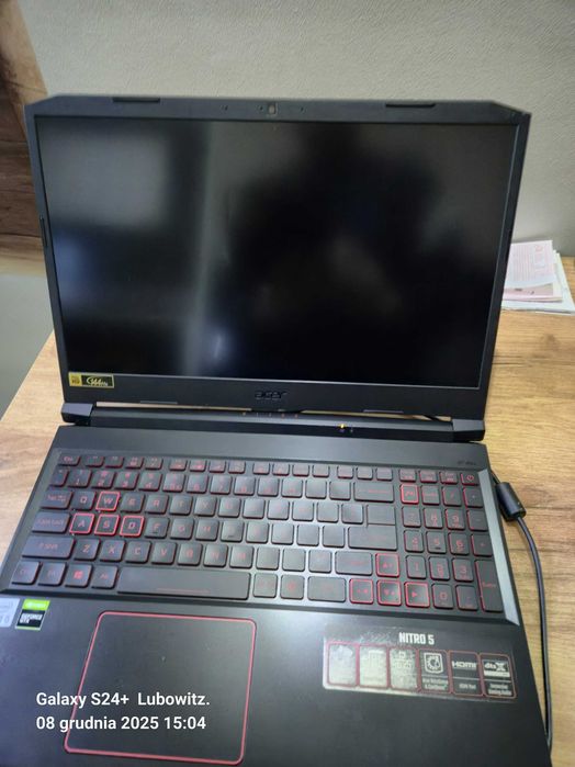 Laptop ACER Nitro 5 15.6" i5-10300H 8GB RAM 512GB SSD GeForceGTX1650TI