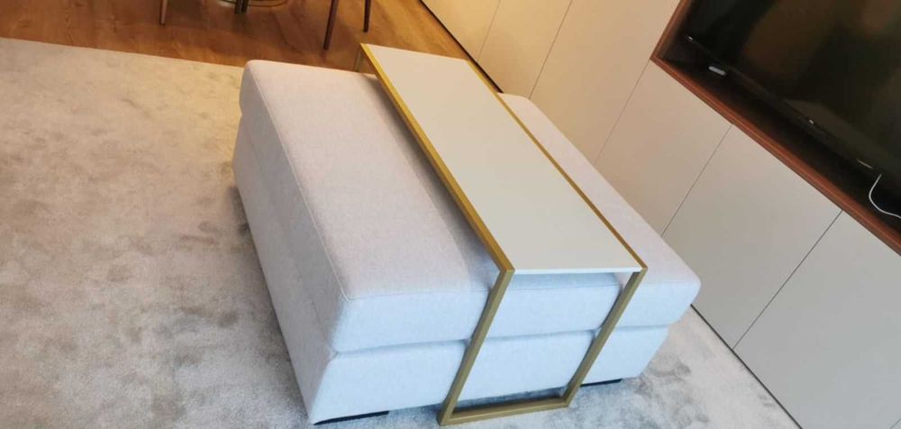 Sofá Cama + Puff + Mesa (OFERTA) | Excelente Estado