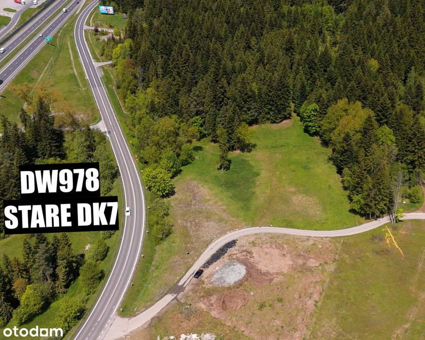 Działka Inwestycyjna Usługowa Pod Halę 3200 M2 Przy S7 W Rabce-Zdroju - Widok 5