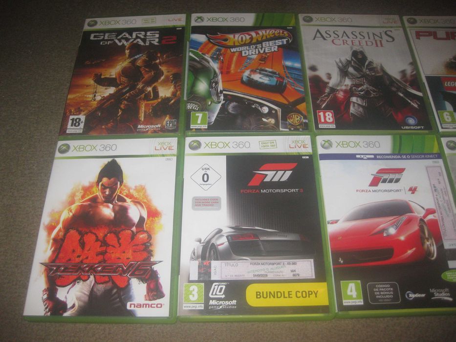 10 Jogos para a XBOX 360 em excelente estado!
