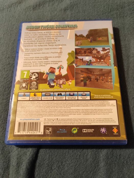 Minecraft ps4 PlayStation 4 5 polska wersja