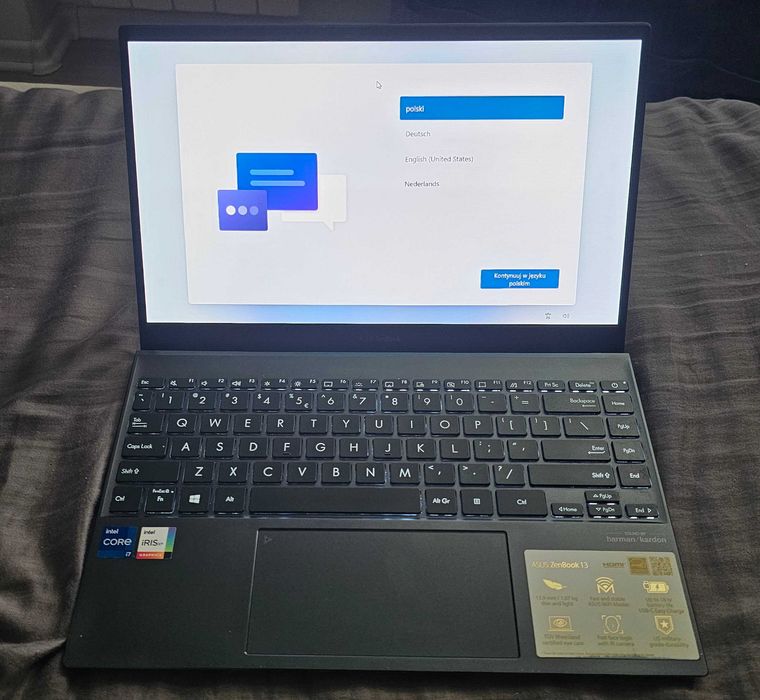 Laptop Asus ZenBook UX325E 13,3" 1,1 kg OLED POLSKA DYSTRYBUCJA OKAZJA !!!