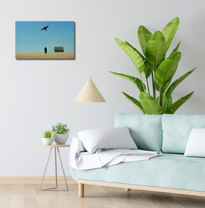 Obraz 50x30cm Samotny i Wolny