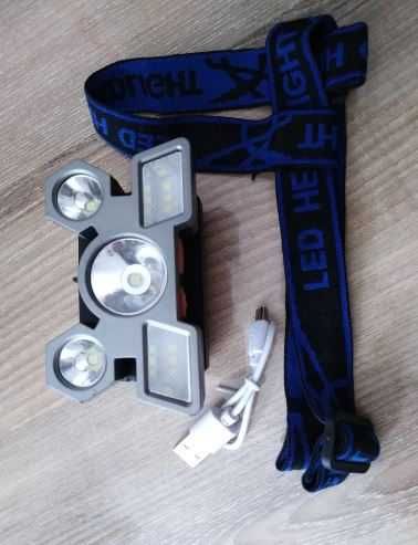 Фонарь светодиодный налобный аккумуляторный Rechargeable Headlamp.