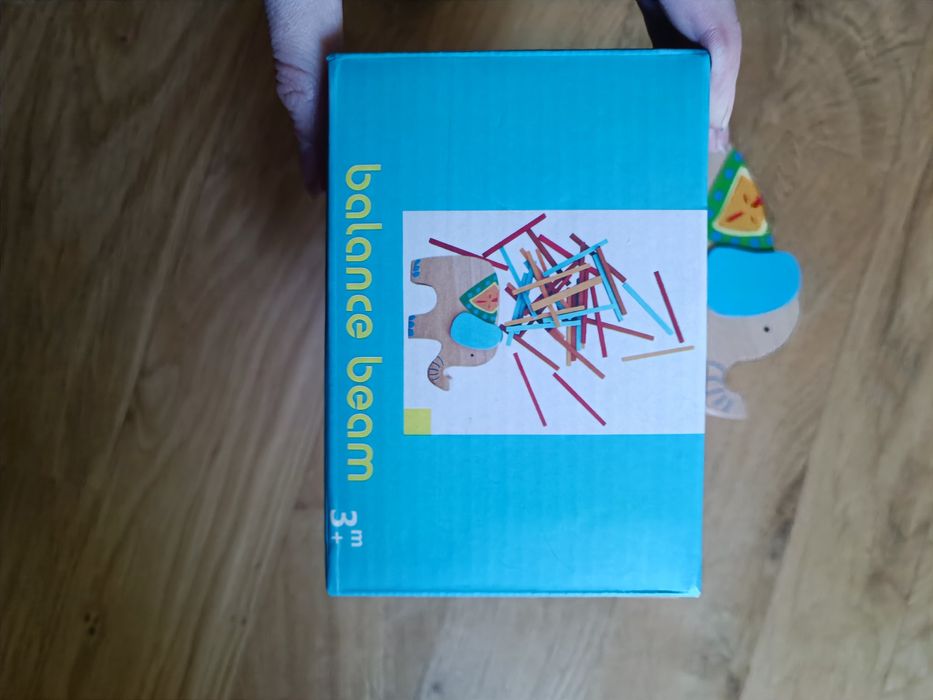 Drewniana gra balansująca „Słoń”