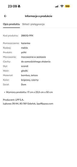 Organizer sinsay