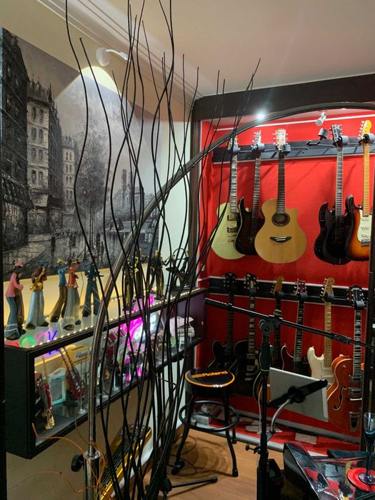 Sou colecionador de guitarras ,