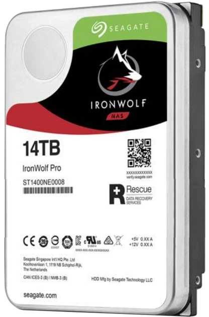 Жорсткий диск Seagate IronWolf Pro HDD 14TB 7200rpm 256MB 3.5" SATAIII
