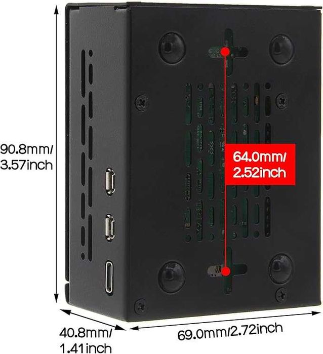 Obudowa Geekworm Raspberry Pi 5 (P579)