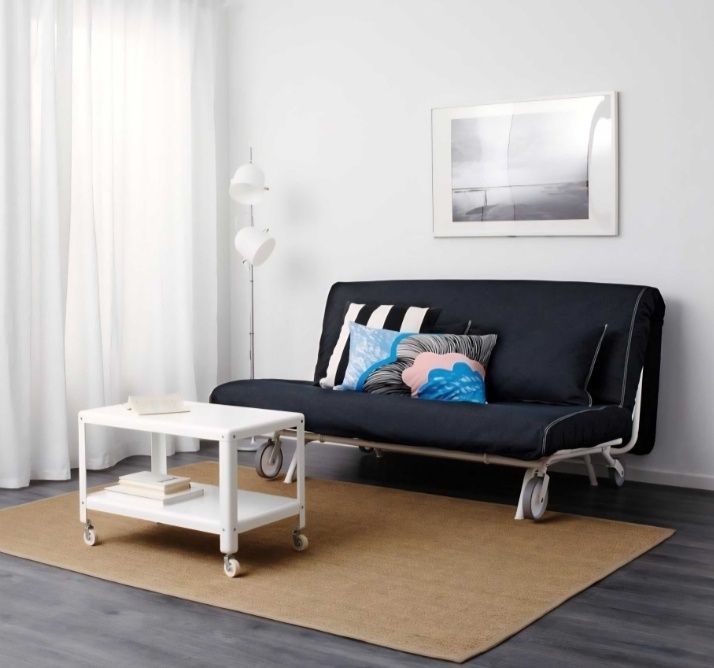 Sofá cama prático, ikea