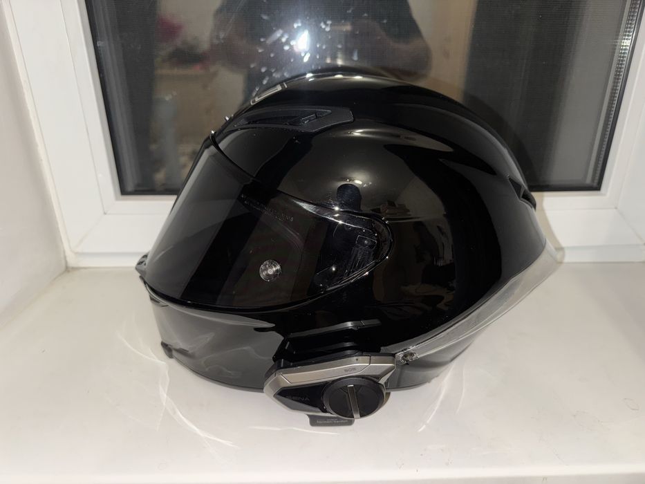 Продам топовый мото шлем AGV CORSA BLACK-MATT+ гарнитура Sena 50s