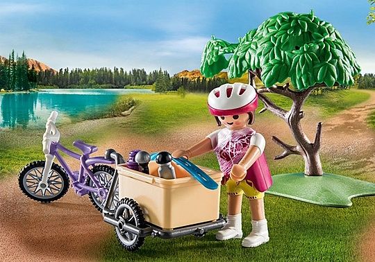 Playmobil Passeio em bicicleta de montanha NOVO