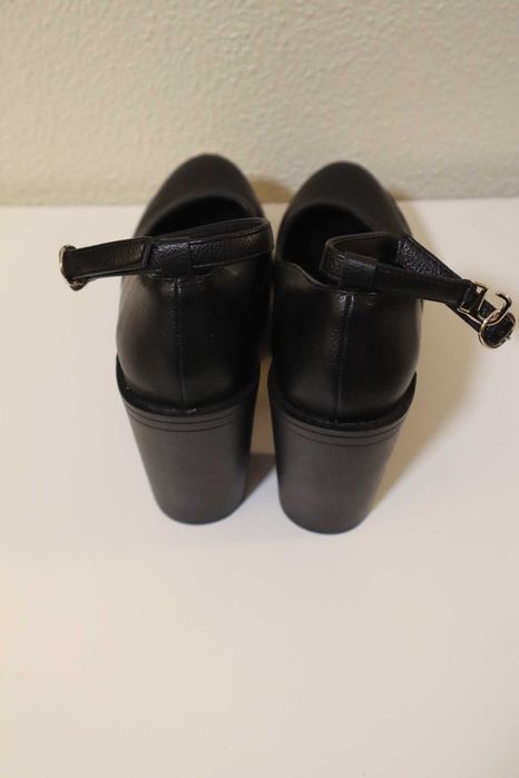 Sapatos Pretos Shein Salto Alto 10cm Closed Toes, 38