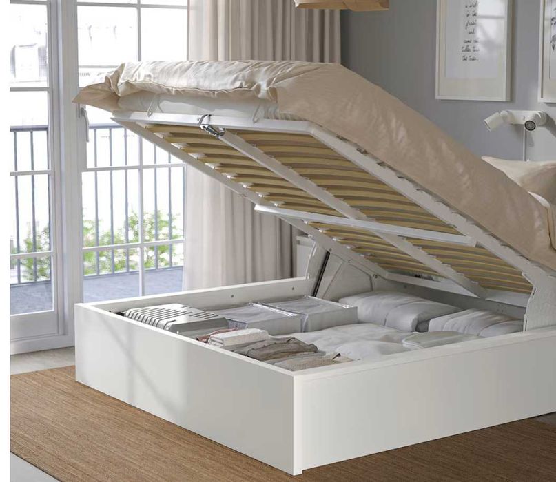 Cama Malm com colchão