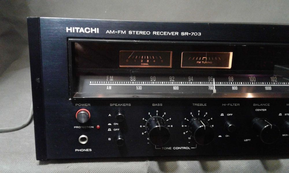 HITACHI SR-703, amplituner stereo vintage