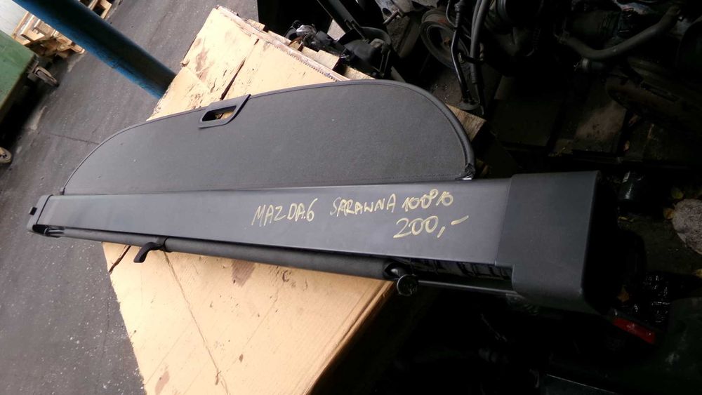 Paz5 Roleta + siatka tylna bagażnika mazda 6 wysyłka części