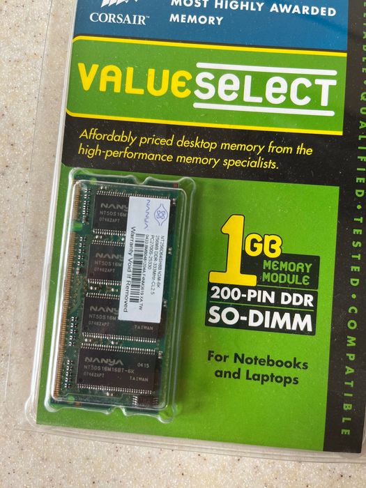 Pamięć do Latona tableta notebooka 1GB