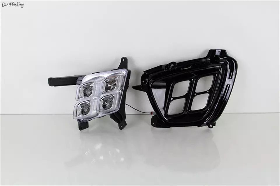 Дневные  огни фара Kia Sorento 2015-2018. ДХО Led Drl Киа Соренто.