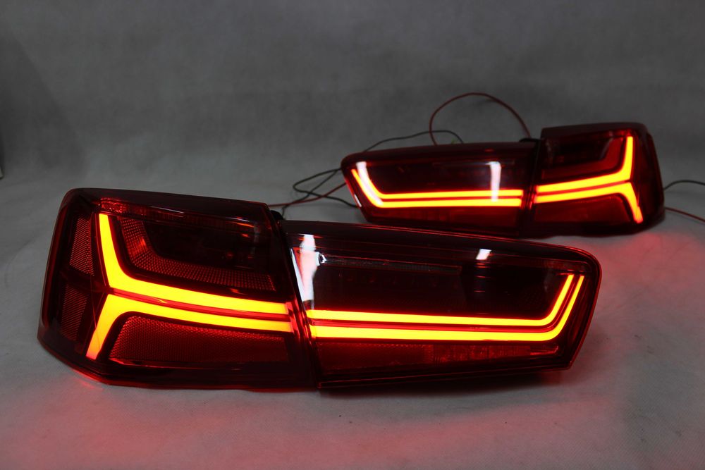 Lampy światła tylne tył AUDI A6 C7 11-14 Sedan LED BAR NEON Dynamiczne kierunkowskazy