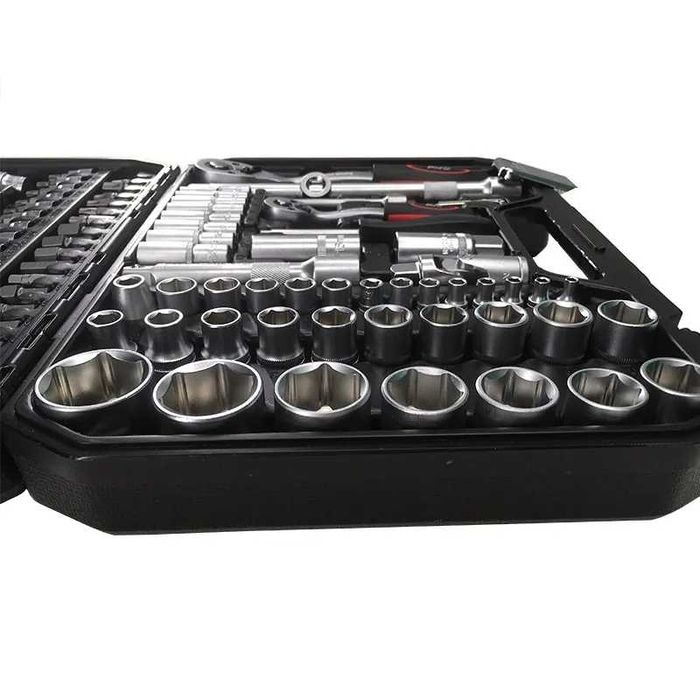 Набір інструментів AVS 108 ел хром-ванадій набор головок ключей Польша