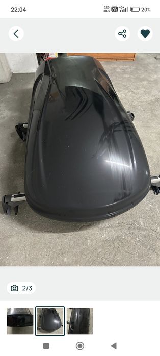 Bagageira tejadilho 460l