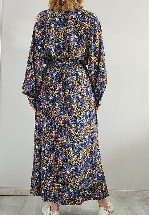 Длинное цветочное платье рубашка Next