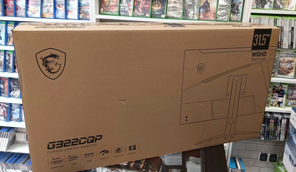 Nowy super monitor MSI G322CQP 170Hz Curved 32 cala Gw 36 Sklep