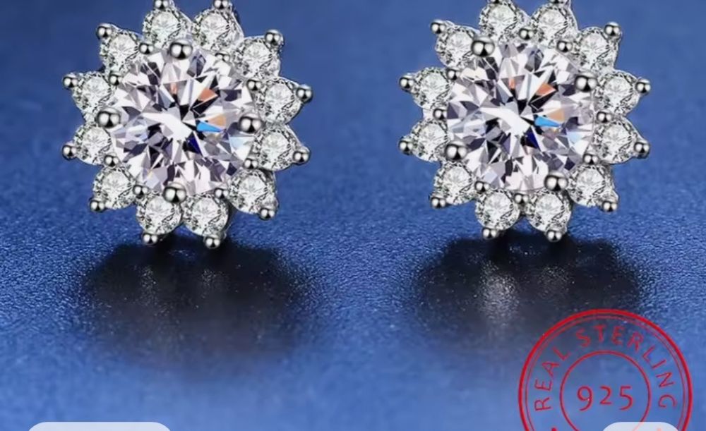 Муасаніт. Гвоздики. 2 вида.