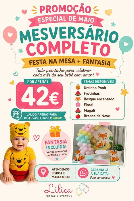 Decoração de festas - FESTA NA MESA E PEGUE E MONTE