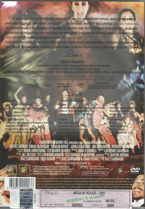 Moulin Rouge! (edição 2 DVD) (2001)