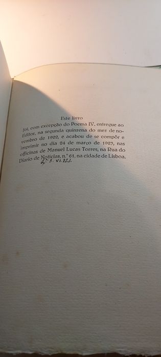 O Livro da Minha Saudade - Alfredo Pimenta |Edição especial, 1ª edição