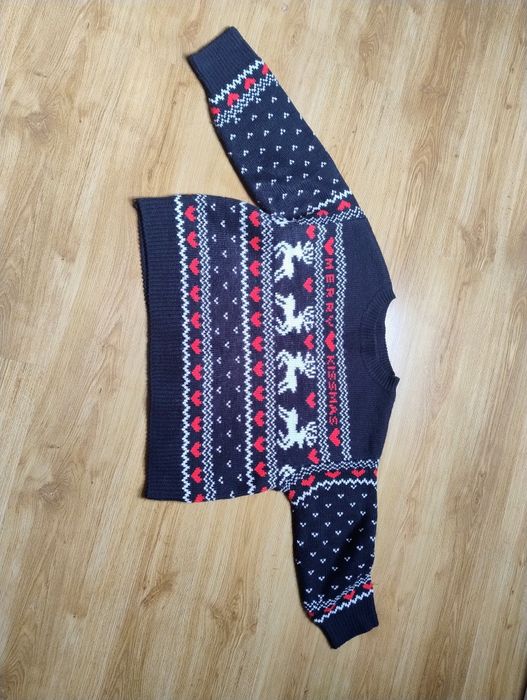 Piękny zimowy sweterek H&M rozmiar L