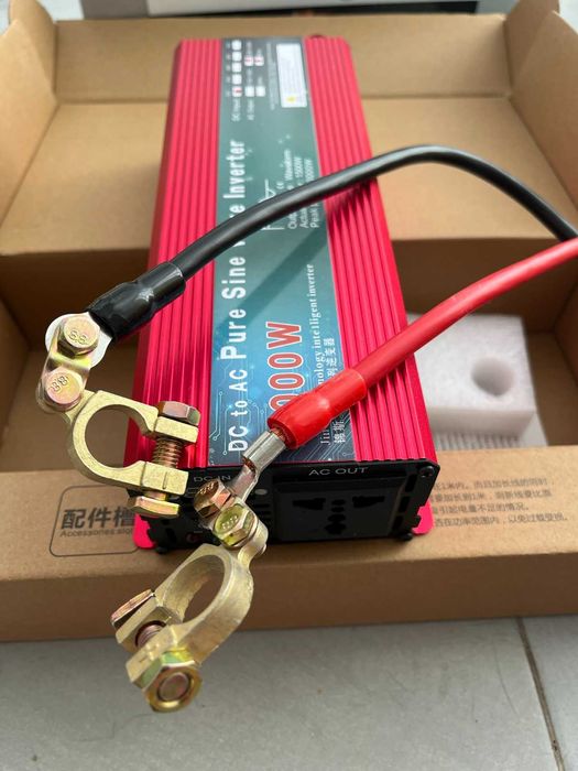 Інвертор - Pure Sine Wave Inverter DC 12v To AC 220V 3000W Portable