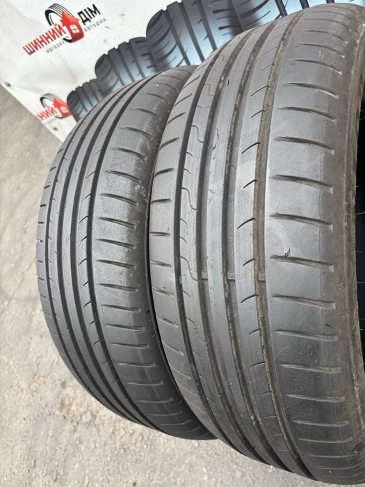 Шини 205/60 R16 пара Dunlop літо 6,4мм