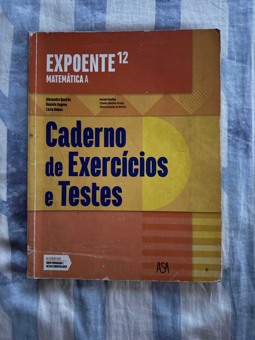 Cadernos de atividades de 12ºAno (com Livro de Preparação para Exame de Matemática)
