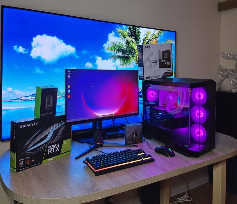 Zestaw/am5/r5/RTX3060ti/DDR5 32gb/240hz
