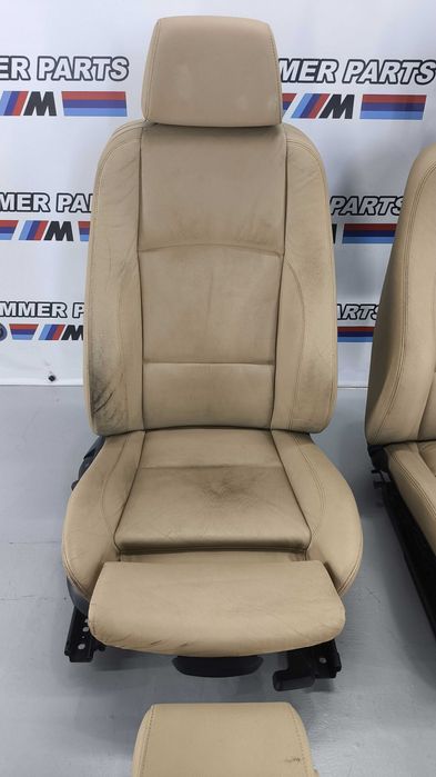 Bancos BMW Serie 1 (E82) Pack M Bege Couro Aquecidos