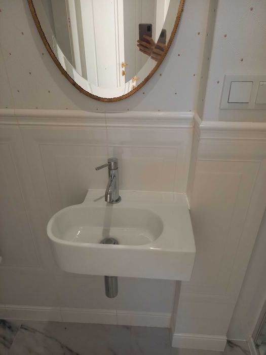 Umywalka ścienna GoodHome Levanna 47 x 29,5 cm biała jak nowa!