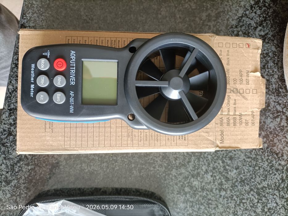 Anemômetro digital novo