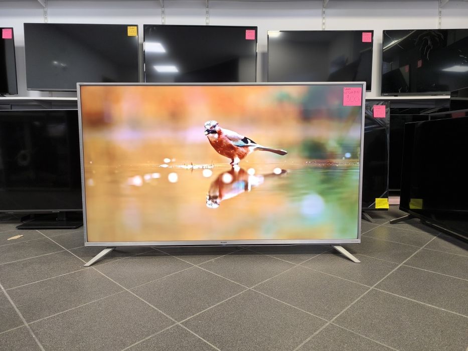 Sharp 55 cali 4K UHD hdr Smart WiFi DVB-T2 HEVC 55CUF8472 gw3m telewiz