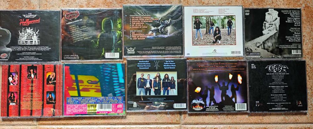 CDs AOR hard heavy speed thrash metal