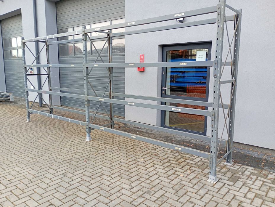 Regał magazynowy garażowy kontener warsztat garaż hala 580x200x60cm