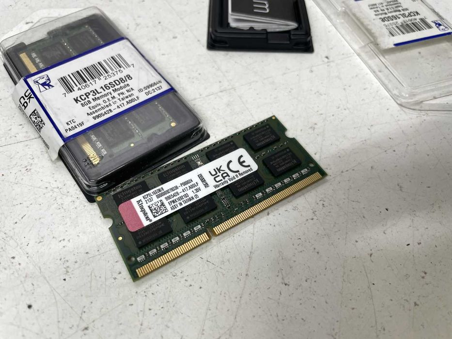 Оперативная память Kingston SODIMM 8GB DDR3L-1600 PC3-12800