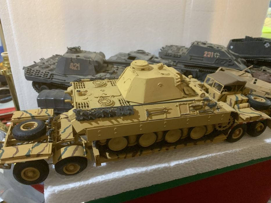 Kits modelismo tanques de guerra e afins montados
