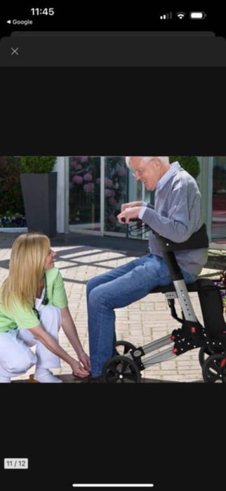 Balkonik składany na kółkach chodzik dla seniora więcej na priv