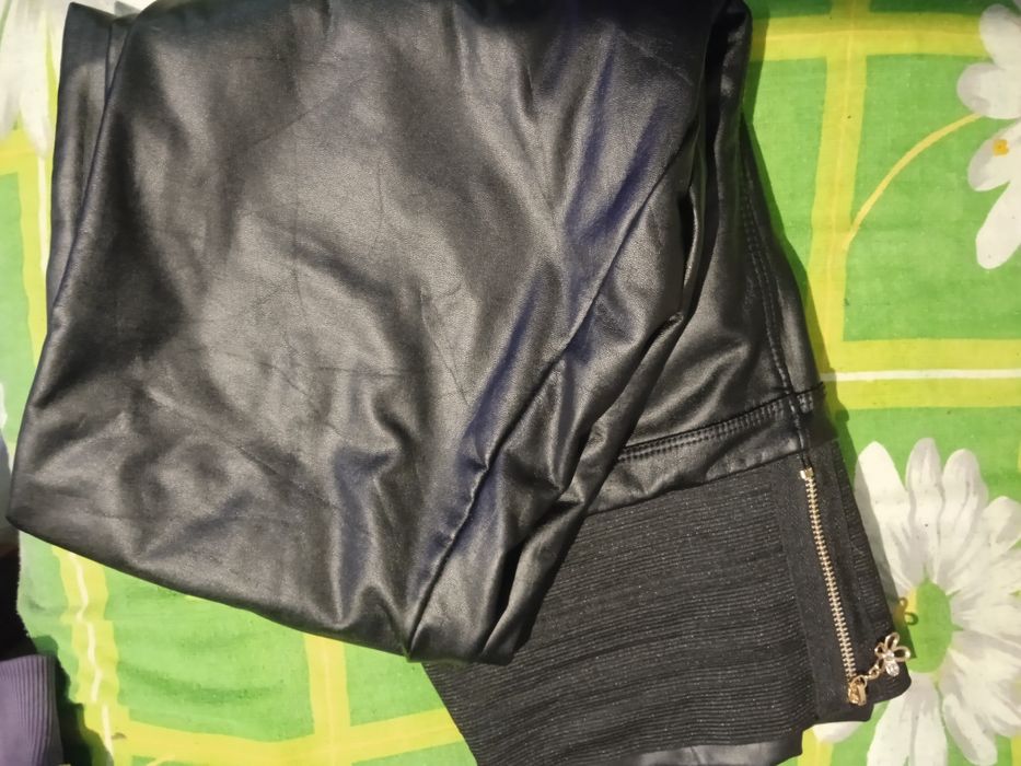 Кожаный женские штаны