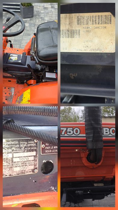 Traktorek Kubota B1750 HST 20km iseki