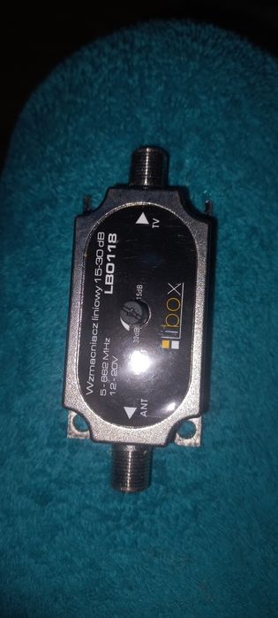 Wzmacniacz liniowy sygnału  DVB-T REGULOWANY 15-30dB LB0118