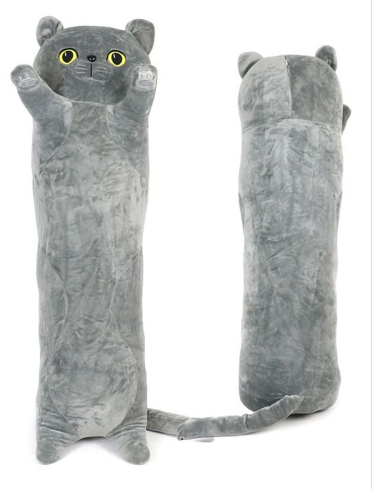 Велика іграшка кіт батон 125см, Іграшка кіт обіймашка, М'яка іграшка